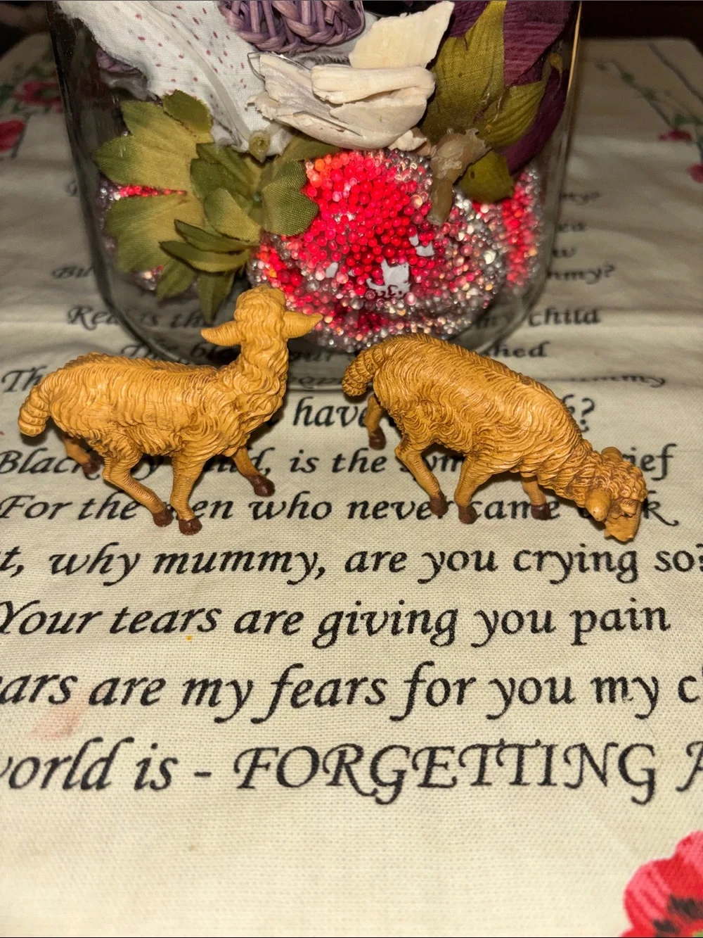Vintage Fontanini Nativity Sheep Lot!